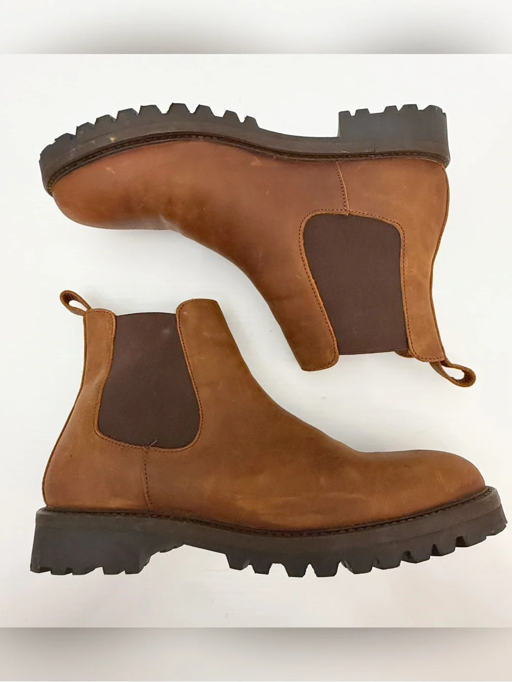 Portland Leather Patina Men's Brown Chelsea Boot - 9
